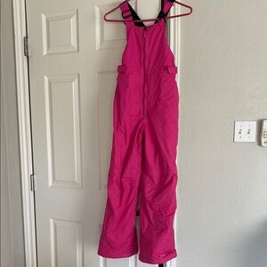 Kids Columbia Pink Snow Bib